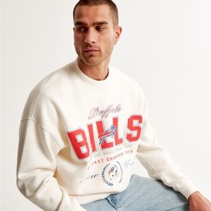 Buffalo Bills Graphic Crew Sweatshirt Large